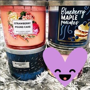 Bath & Body Works candle lot of 3